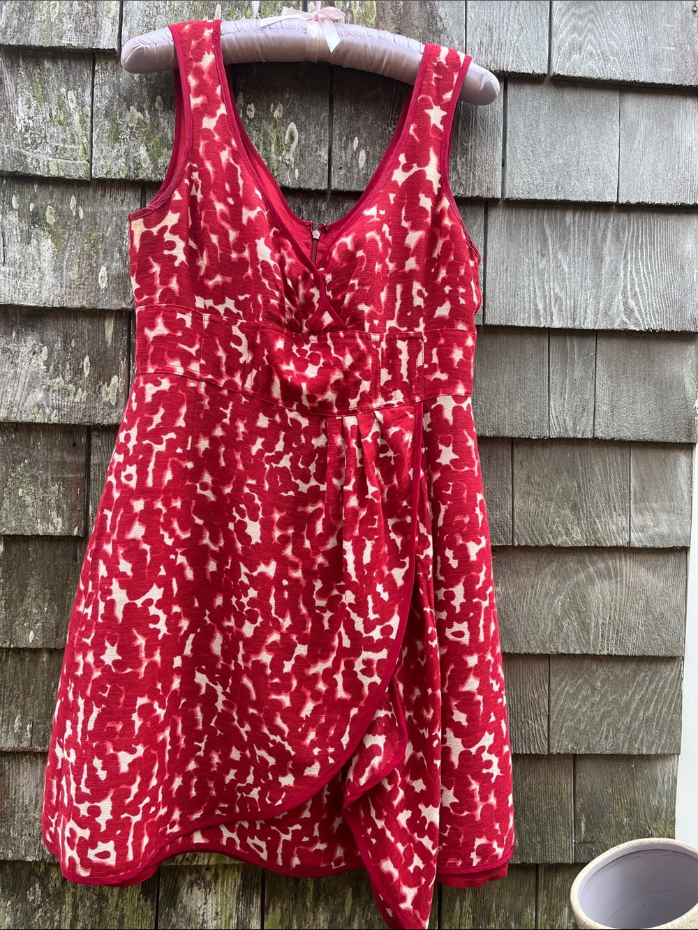 Nanette Lepore silk and linen sleeveless dress 8
